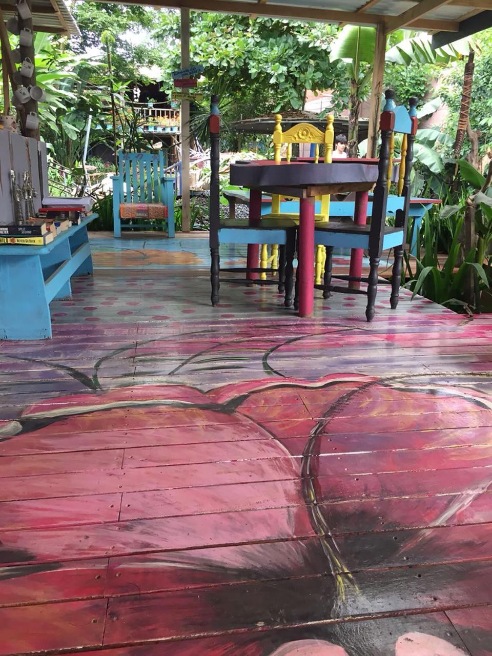 Wood House Hostel La Fortuna Exteriör bild